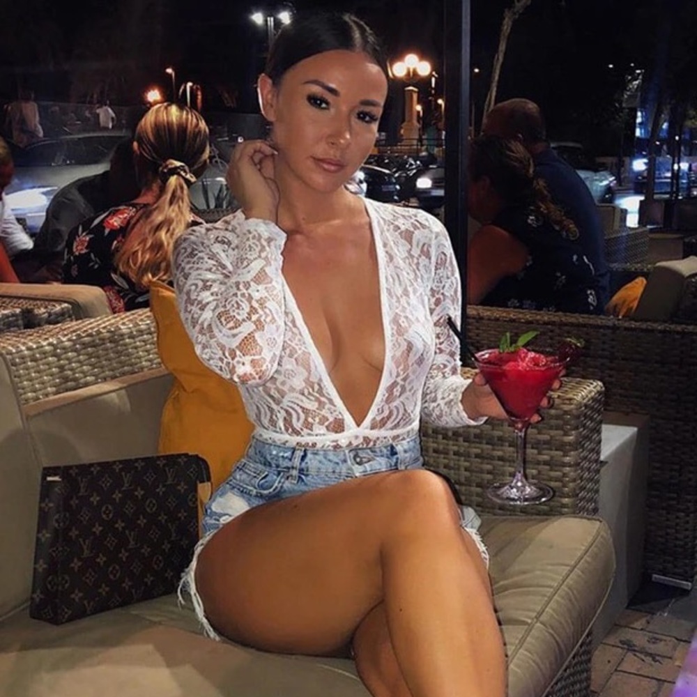 Lace bodysuit | White 🔥only2 left! - Picture 4 of 7